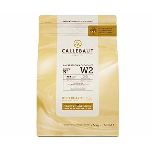 Callebaut Recipe No. W2 Finest Belgian White Chocolate With 28% ...