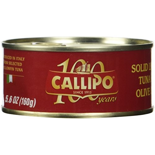 Italian Canned Tuna In Olive Oil Callipo 5.6 Oz Pack Of 4