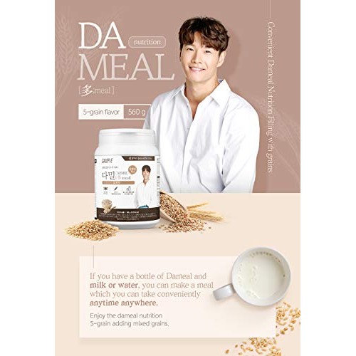 Calobye Da Meal- Balanced Meal Replacement Powder, Grain Flavor,