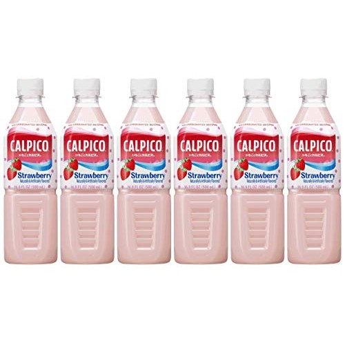 Calpico Strawberry Non-Carbonated Soft Drink, Yogurt-Like Bevera