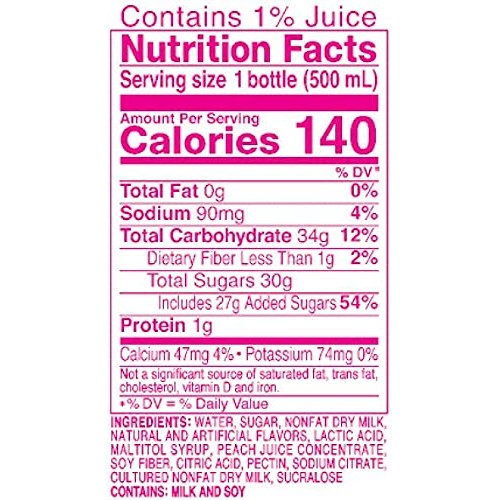 Calpico White Peach 16.9 Fl Oz Pack Of 6, Non-Carbonated Soft