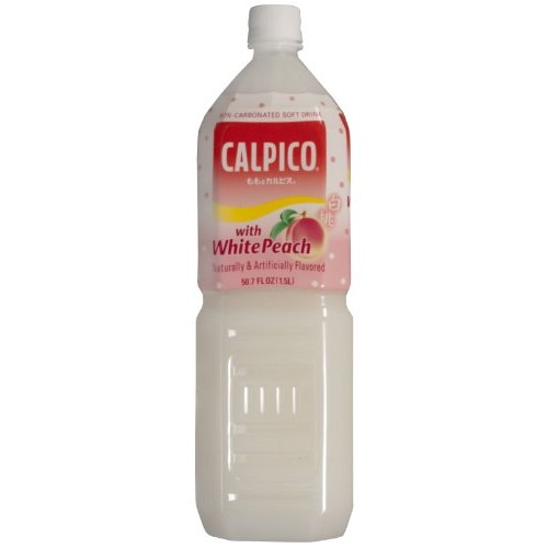 Calpico Soft Drink, Peach, 50.67-Ounce Pack Of 2