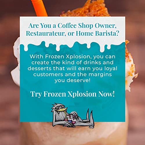 Frozen Xplosion All Natural Frappe & Smoothie Powder Mix Base, 3...