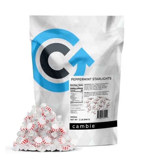 Arcor Peppermint Starlights Candy by Cambie | 2 lbs of Peppermin...
