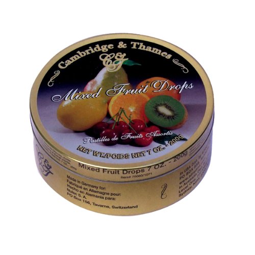 Cambridge &Amp; Thames Mixed Fruit Drops 7 Oz. 54 Candies