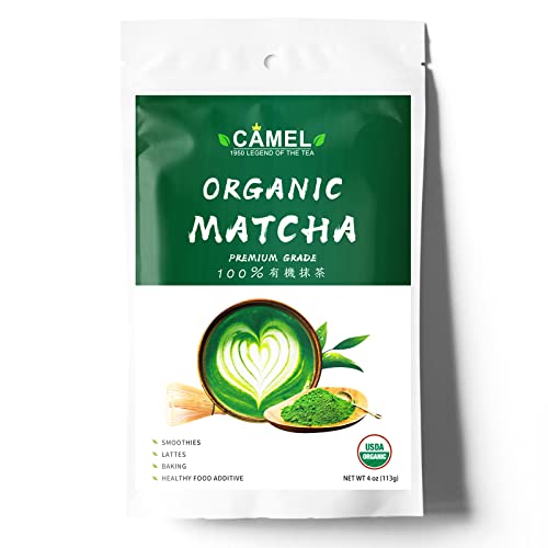 CAMEL Certified Organic Matcha Green Tea Powder Matcha Premium C...