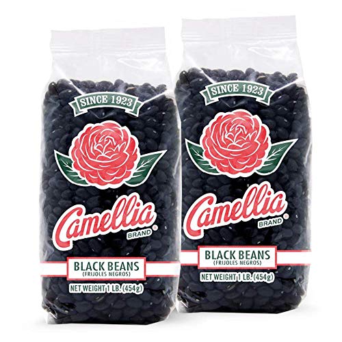 Camellia Brand Dry Black Beans, 1 Pound Pack Of 2