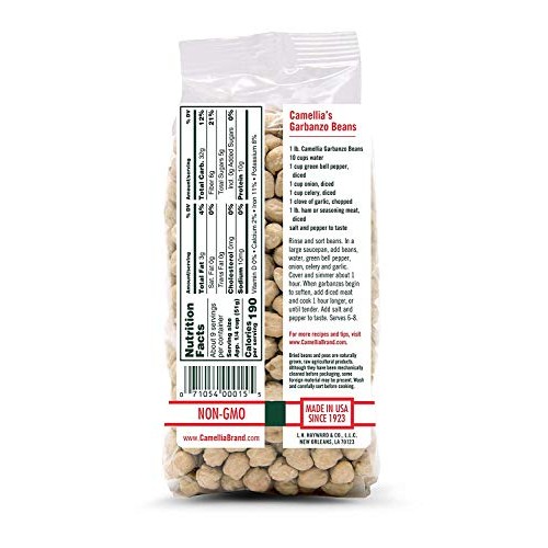 Camellia Brand Dry Garbanzo Beans Chickpeas, 1 Pound Pack Of 2