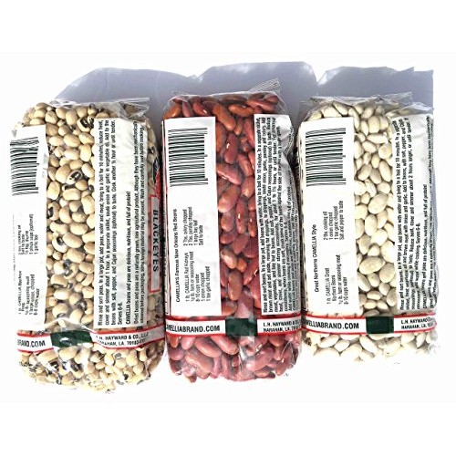 Louisiana Favorites Camellia Dried 1 Lb Beans Peas Blackeyes,