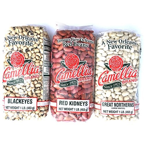 Louisiana Favorites Camellia Dried 1 Lb Beans Peas Blackeyes,