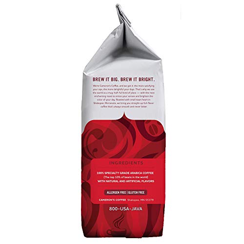 Camerons Coffee Roasted Ground Coffee Bag, Flavored, Vanilla Ha