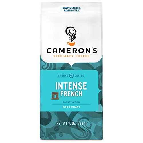 Camerons Coffee Roasted Ground Coffee Bag, Intense French, 10 O