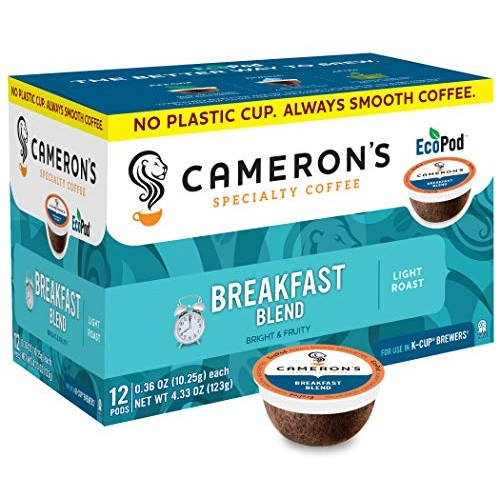Camerons Coffee Single Serve Pods, Breakfast Blend, 72 Count P
