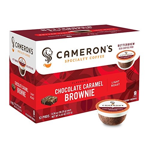 Camerons Coffee Single Serve Pods, Flavored, Chocolate Caramel
