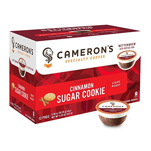 Camerons Coffee Single Serve Pods, Flavored, Cinnamon Sugar Coo