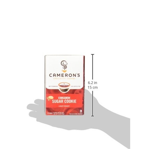 Camerons Coffee Single Serve Pods, Flavored, Cinnamon Sugar Coo
