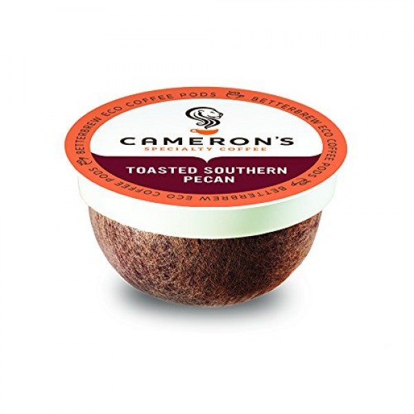 Camerons Coffee Single Serve Pods, Flavored, Toasted Southern P...