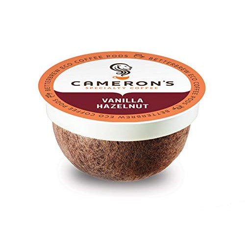Camerons Coffee Single Serve Pods, Flavored, Vanilla Hazelnut,