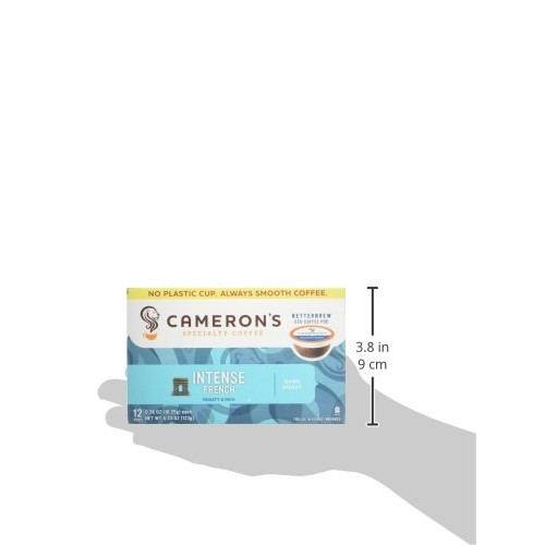 Camerons Coffee Single Serve Pods, Intense French, 12 Count Pa
