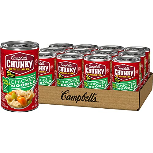 Campbells Chunky Healthy Request Soup, Chicken Noodle, 18.6 Oun