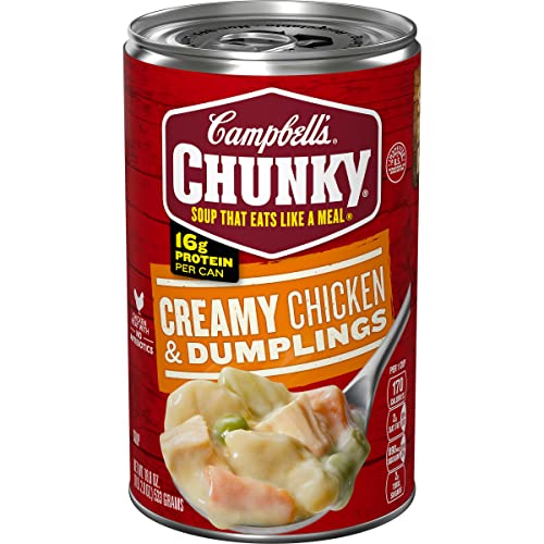Campbells Chunky Soup, Creamy Chicken &Amp; Dumplings, 18.8 Oz