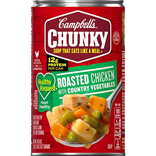 Campbells Chunky Healthy Request Soup, Roasted Chicken With Cou