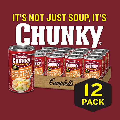 Campbells Chunky Soup, Pub-Style Chicken Pot Pie Soup, 18.8 Oun