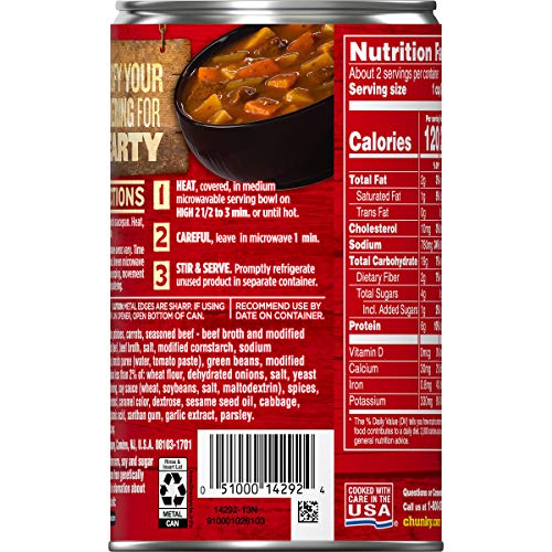 Campbells Chunky Soup, Savory Pot Roast Soup, 18.8 Ounce Can 1
