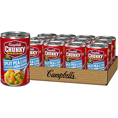 Campbells Chunky Split Pea &Amp; Ham With Natural Smoke Flavor Soup
