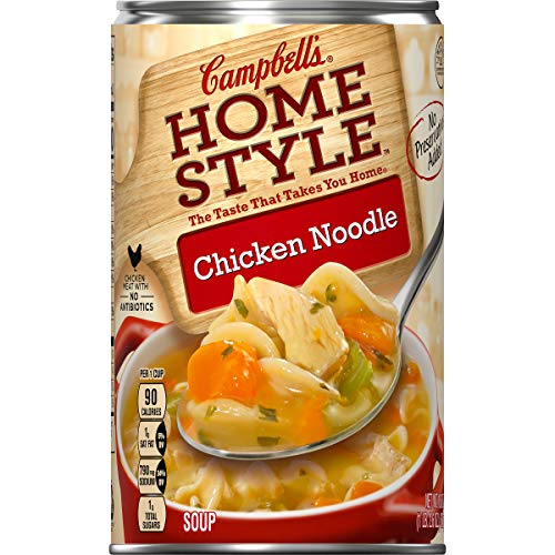 Campbells Homestyle Soup, Chicken Noodle, 18.6 Oz. Pack Of 12