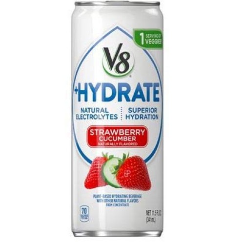 V8 +Hydrate Plant Based Hydration, Non-Gmo, No Sugar Added, Vega