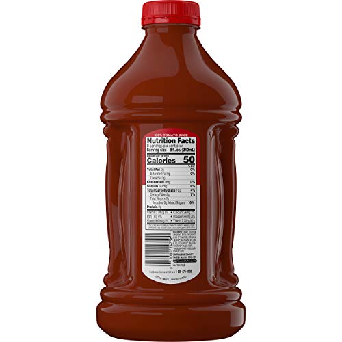 Campbells Tomato Juice Low Sodium, 64 Oz, Pack Of 6