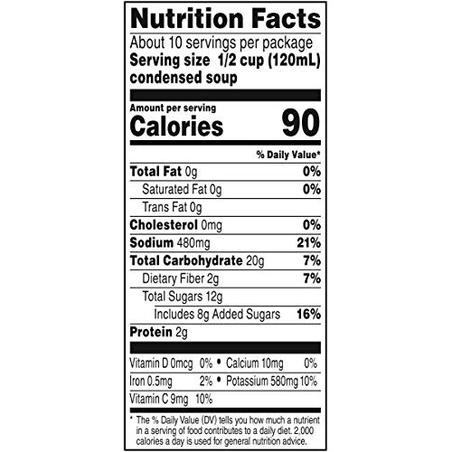 Campbell’S Condensed Tomato Soup, 10.75 Ounce Can With Pop-Top L
