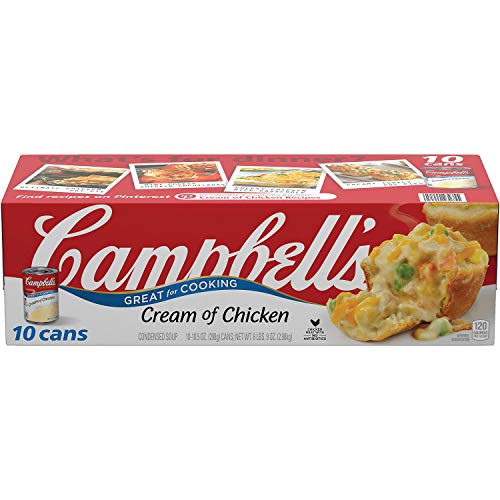 Campbells 10 Piece Condensed Cream Of Chicken Soup, 6 Pound
