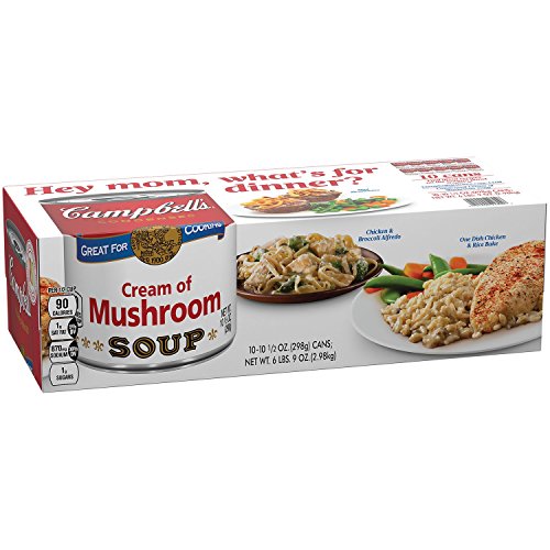 Campbells Condensed Cream Of Mushroom Soup 10.5 Oz., 10 Pk.