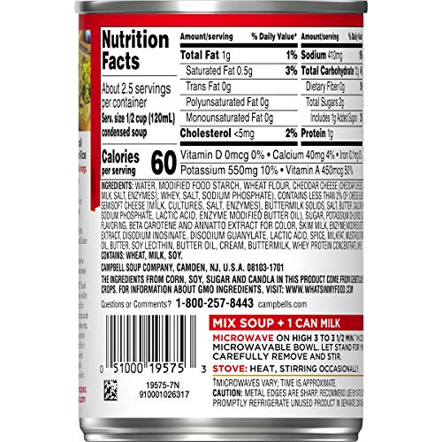 Campbells Condensed Healthy Request Cheddar Cheese Soup, 10.75