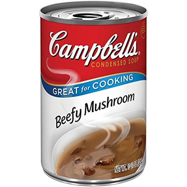 Campbells Condensed Soup, Beefy Mushroom, 10.75 Ounce Pack Of 6