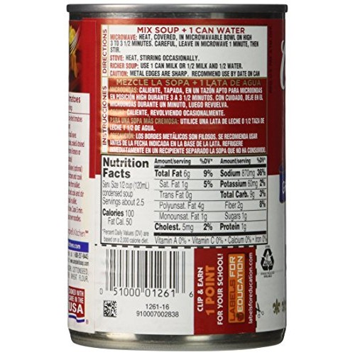 Campbells Cream Of Mushroom - 10/10.75 Oz. Cans