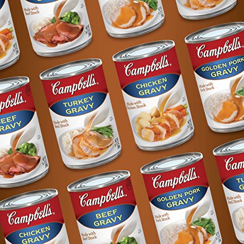 Campbells Golden Pork Gravy, 10.5 Oz Can Case Of 24