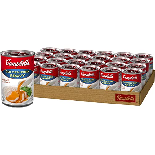 Campbells Golden Pork Gravy, 10.5 Oz Can Case Of 24