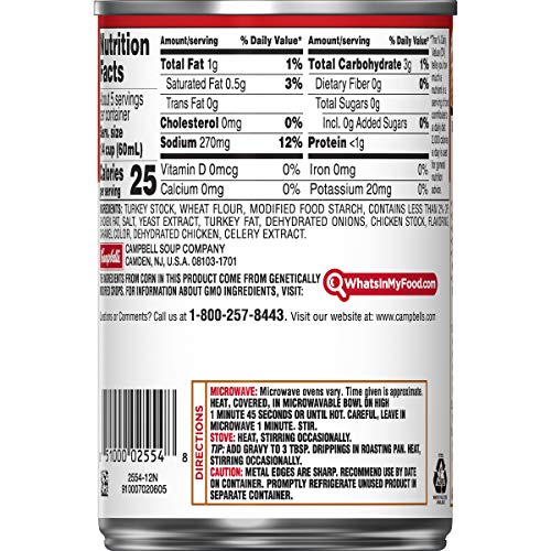 Campbells Gravy, Turkey, 10.5 Ounce