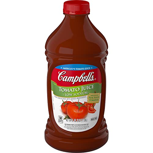 Campbells Low Sodium Tomato Juice, 64 oz.