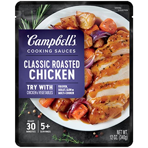 Campbells Oven Sauces, Classic Roasted Chicken, 12 Oz, Pack Of 6