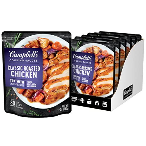 Campbells Oven Sauces, Classic Roasted Chicken, 12 Oz, Pack Of 6