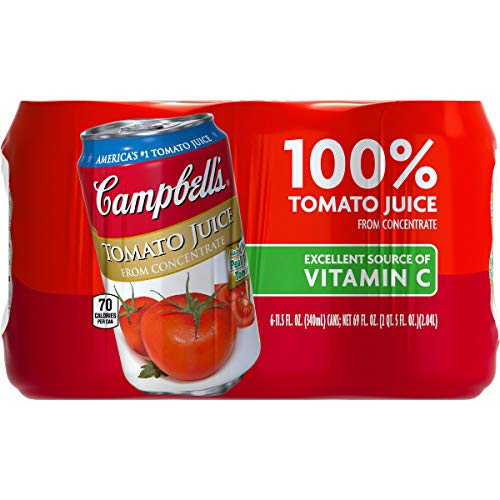 Campbells Tomato Juice, 11.5 Oz. Can, 6 Count Pack Of 4