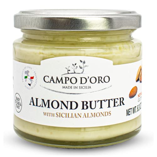Almond Butter, Sweet Creamy Almond Spread, 6.35oz - 180 g. Pro...