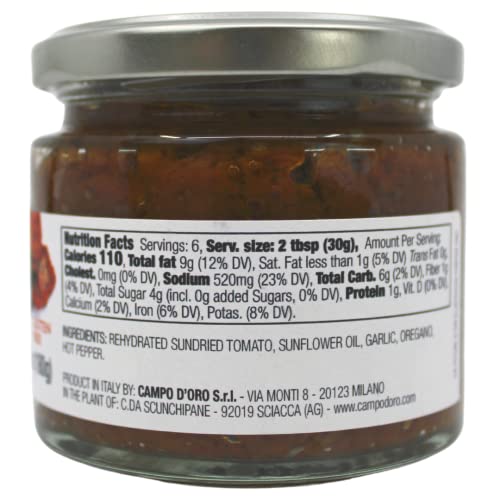 Sundried Tomato Paté, Dip or Spread, Puree of Sun-Dried Tomatoes...