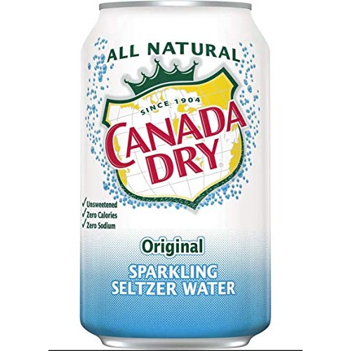 Canada Dry Original Sparkling Seltzer Water, 12Oz Can Pack Of 1