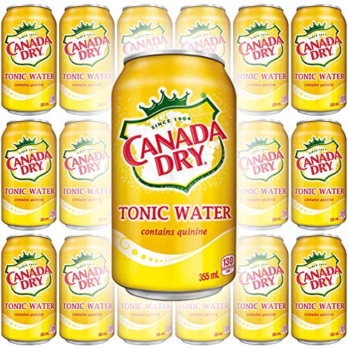 Canada Dry Tonic Water, 12Oz Can Pack Of 18, Total Of 216 Oz