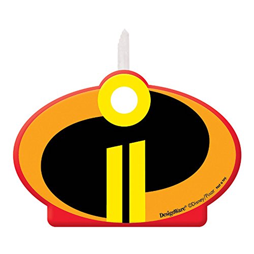 Incredibles 2 Cake Candle 1Ct